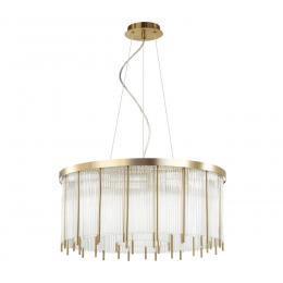 Odeon light 4788/10 HALL ODL21 554 золото/металл/стекло Люстра E14 10*40W YORK 